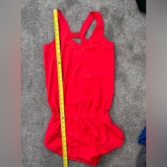 Lululemon Speedy Runsie in Red Romper - Picture 8 of 10